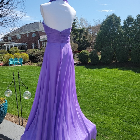 Purple prom formal gown - Picture 2 of 10